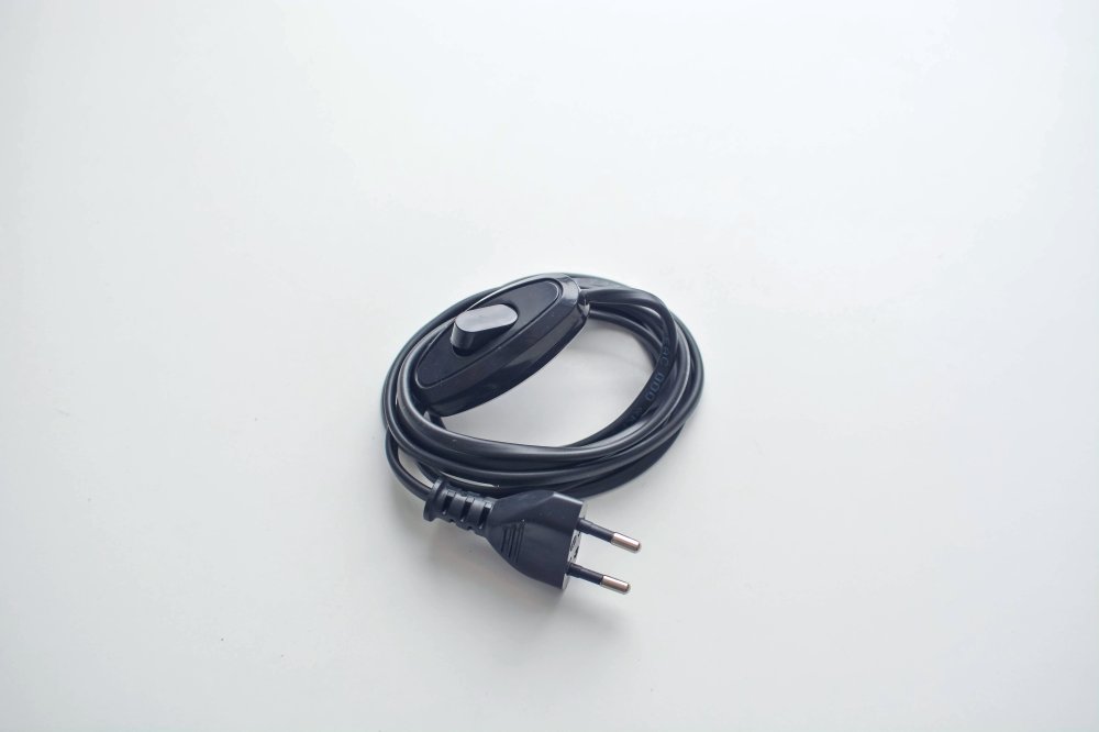 Шнур армированный (черный) ША-ВКл2-2.5-001-L 1,7/2,2 м