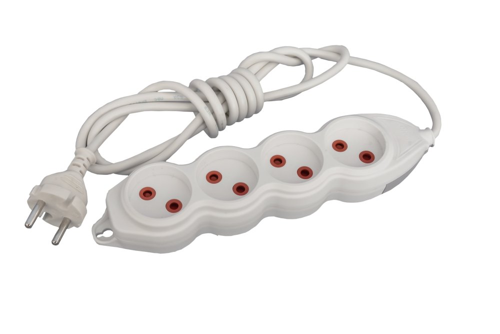 Удлинитель У10-180 "Надежда" четырехместный без заземляющих контактов с защитными шторками