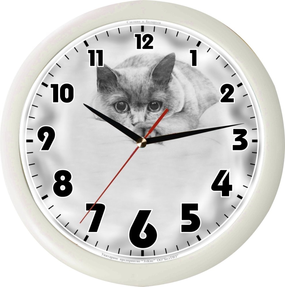 Часы настенные ЧНК-01 (корпус "Белый")
