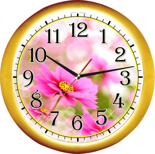 Часы настенные ЧНК-03 (корпус "Золотой")