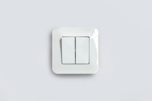 Выключатель двухклавишный С510-028(10А)