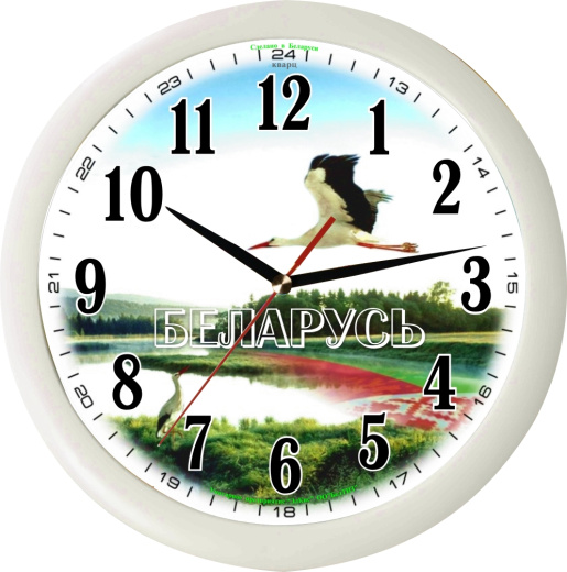 Часы настенные ЧНК-01 (корпус "Белый")