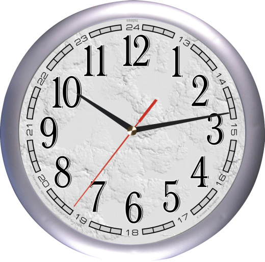 Часы настенные ЧНК-02 (корпус "Серебряный")